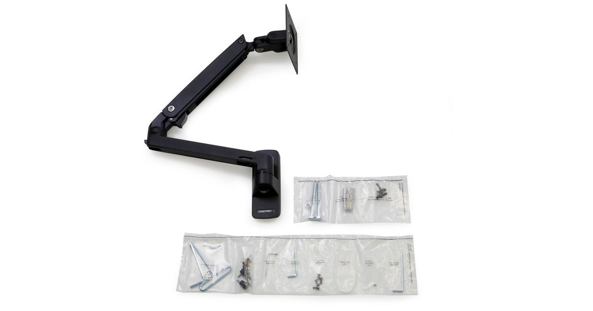 Ergotron MXV Wand-Monitor-Arm, Monitorhalterung(schwarz)