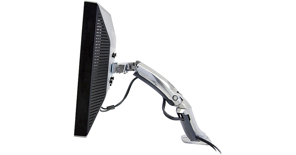 Ergotron MX LCD-Arm Tischmontage, Monitorhalterung(silber)