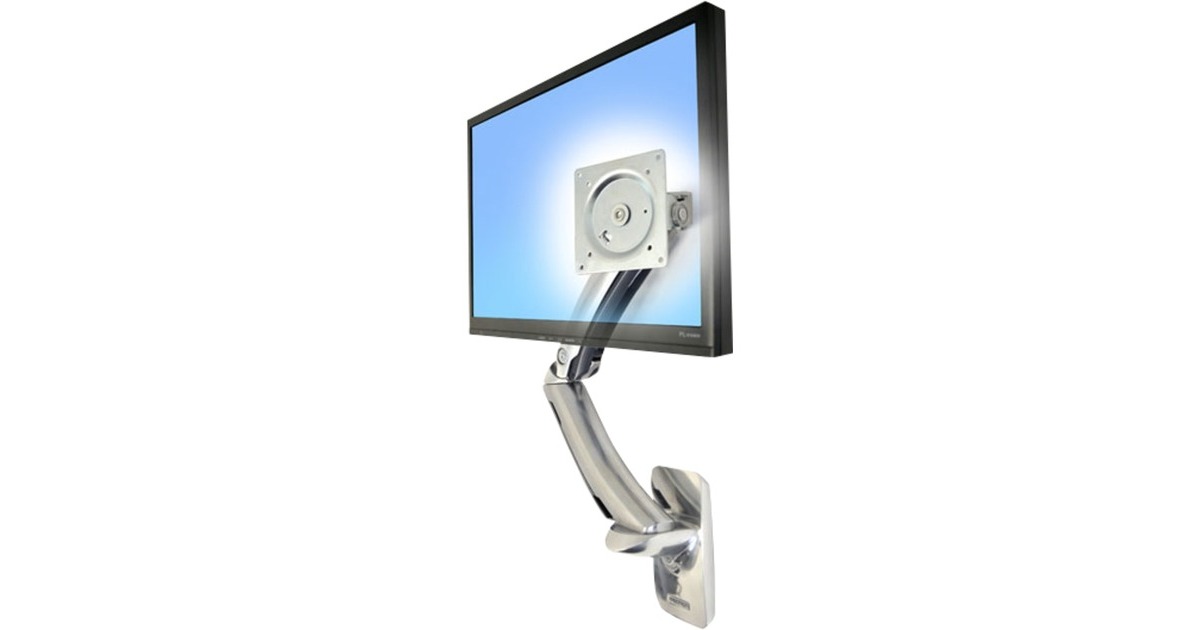 Ergotron MX LCD Arm Wandmontage, Wandhalterung(silber)