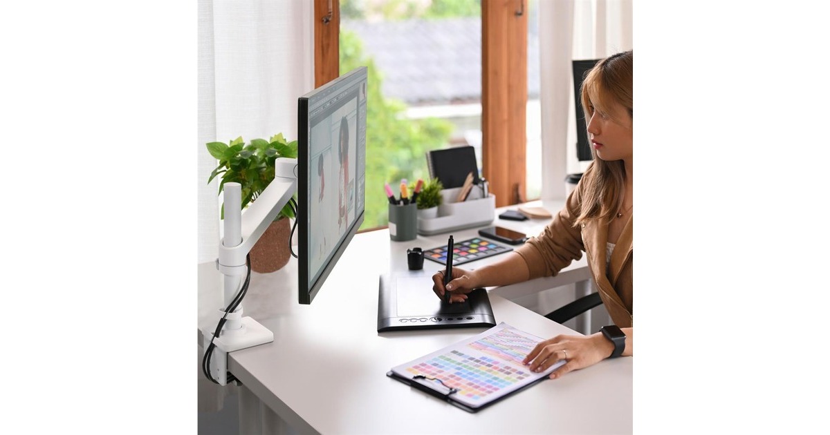 Ergotron NX Monitor Arm, Monitorhalterung(weiß)