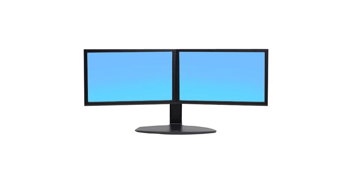 Ergotron Neo-Flex DualMonitor Lift Stand, Standfuß(schwarz)