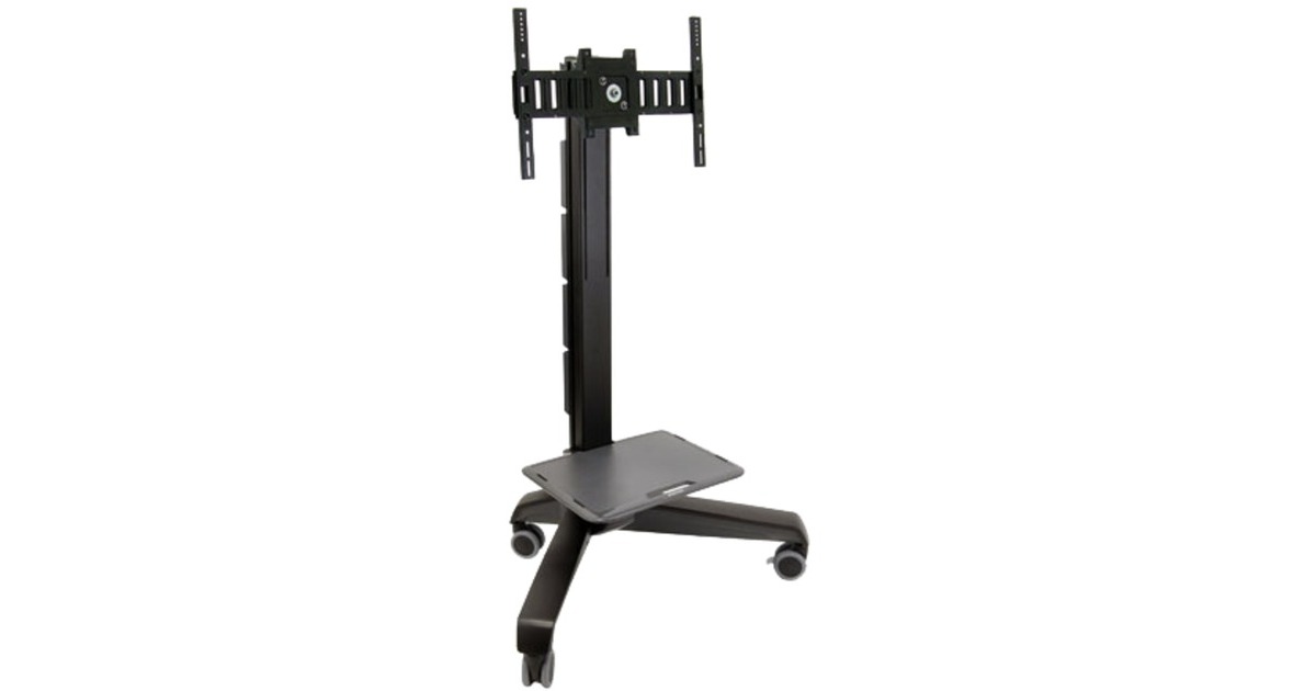 Ergotron Neo-Flex Mobile MediaCenter LD, Standfuß(schwarz, Fahrwagen, Neigungswinkel 20°)