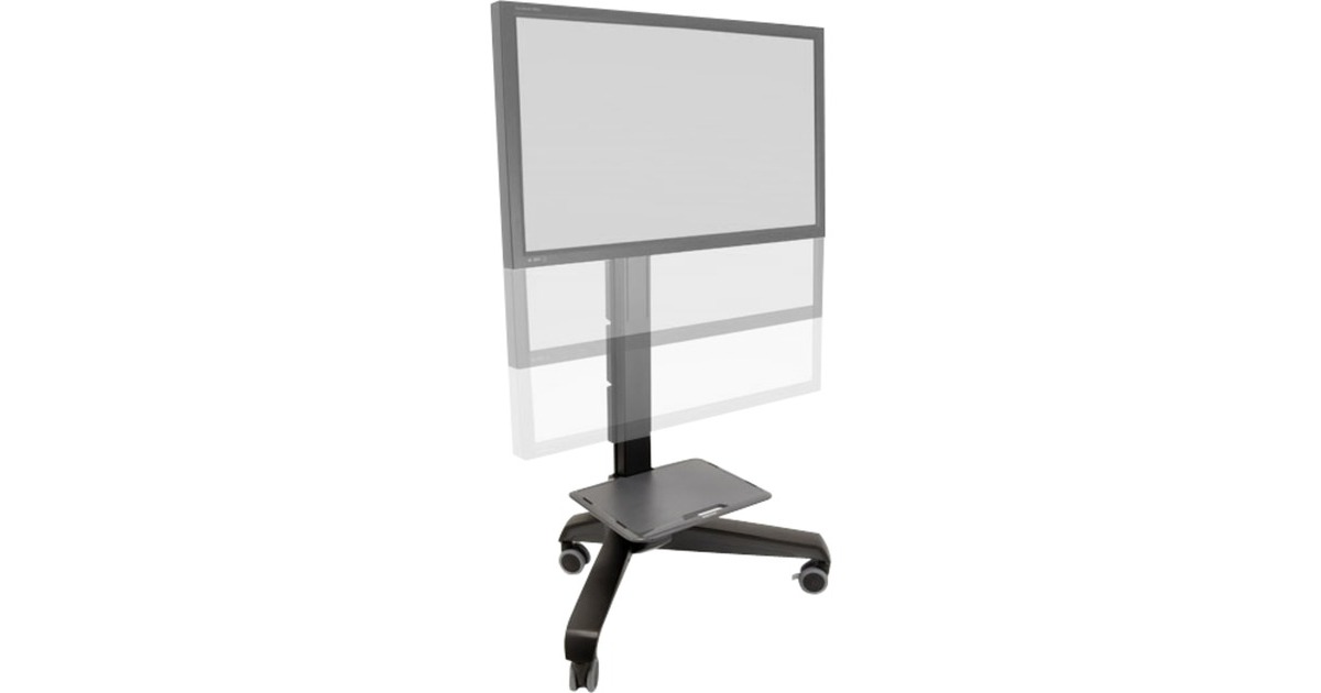 Ergotron Neo-Flex Mobile MediaCenter UHD, Standfuß(schwarz)