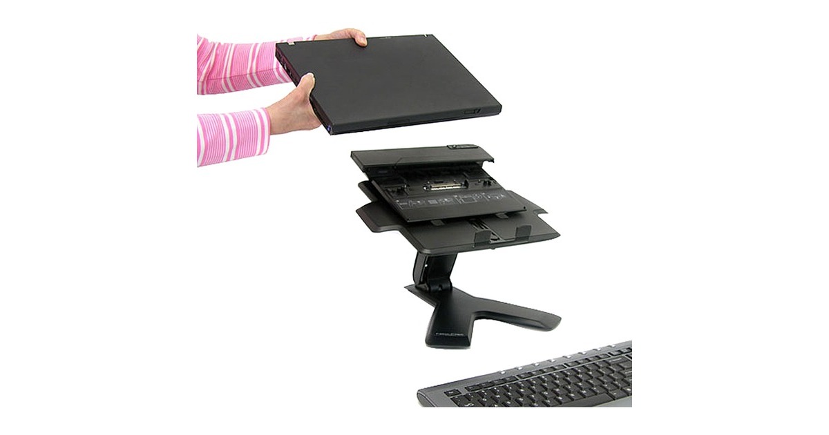 Ergotron Neo-Flex Notebook Lift Stand, Ablage(schwarz)