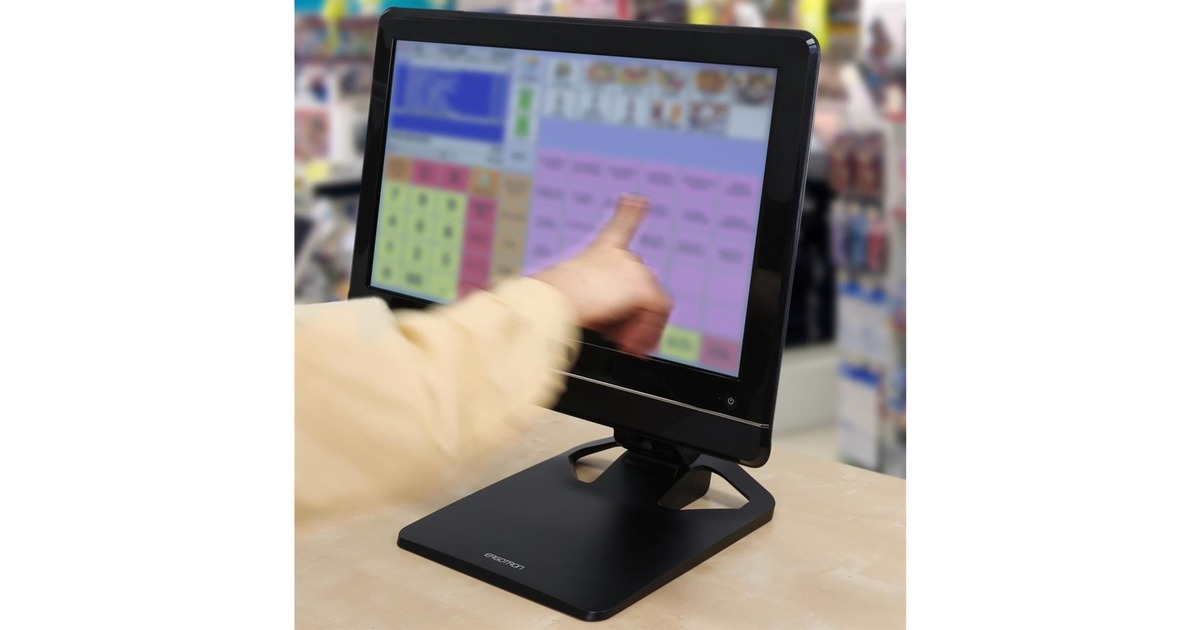 Ergotron Neo-Flex Touchscreen-Standfuß, Monitorhalterung(schwarz)
