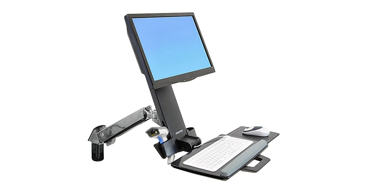 Ergotron StyleView Sit-Stand Combo Arm, Halterung(weiß)