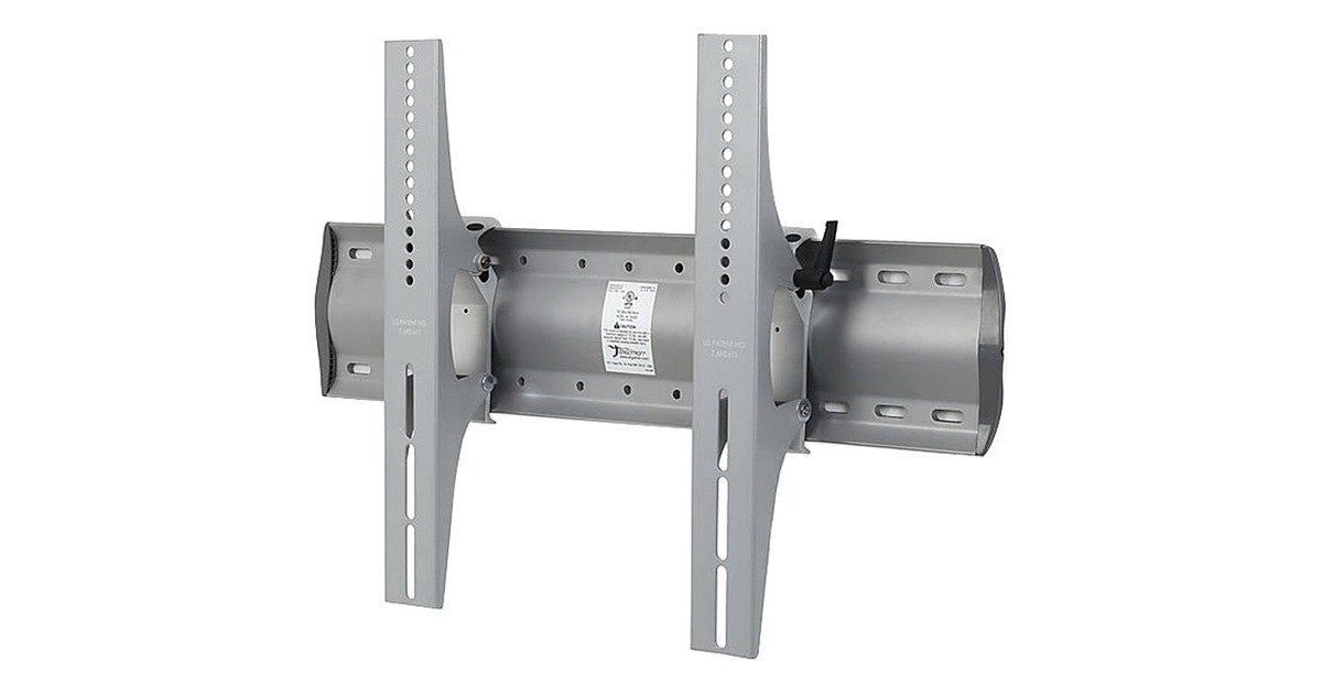 Ergotron Tilting Wallmount Large Display, Wandhalterung(silber)