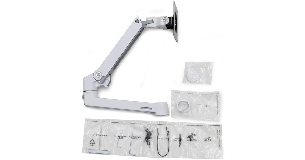 Ergotron Verlängerungs- und Ringsatz für LX Monitor Arm, Befestigung/Montage(weiß)