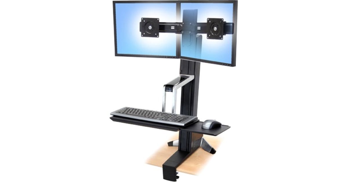 Ergotron WorkFit-S Dual, Monitorhalterung