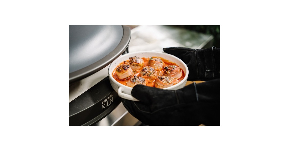 Everdure 1-Brenner Pizzaofen Kiln S graphite(dunkelgrau, 8,5 kW, für Pizzen bis ca. Ø 40cm)