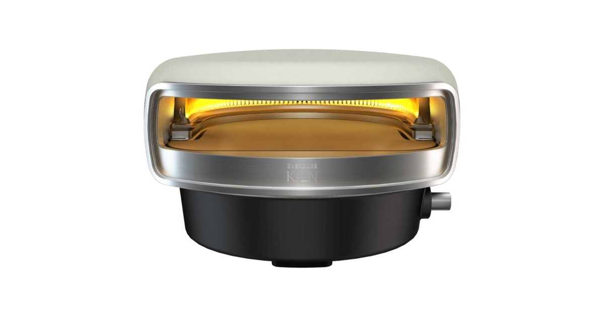 Everdure 1-Brenner Pizzaofen Kiln S stone(hellgrau, 8,5 kW, für Pizzen bis ca. Ø 40cm)