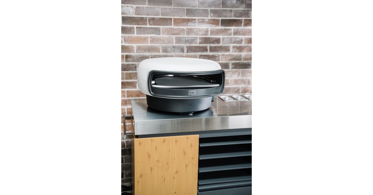 Everdure 1-Brenner Pizzaofen Kiln S stone(hellgrau, 8,5 kW, für Pizzen bis ca. Ø 40cm)