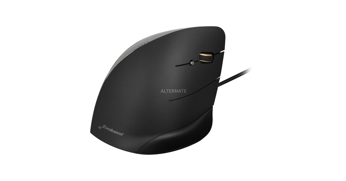 Evoluent Vertical C, Maus(silber)