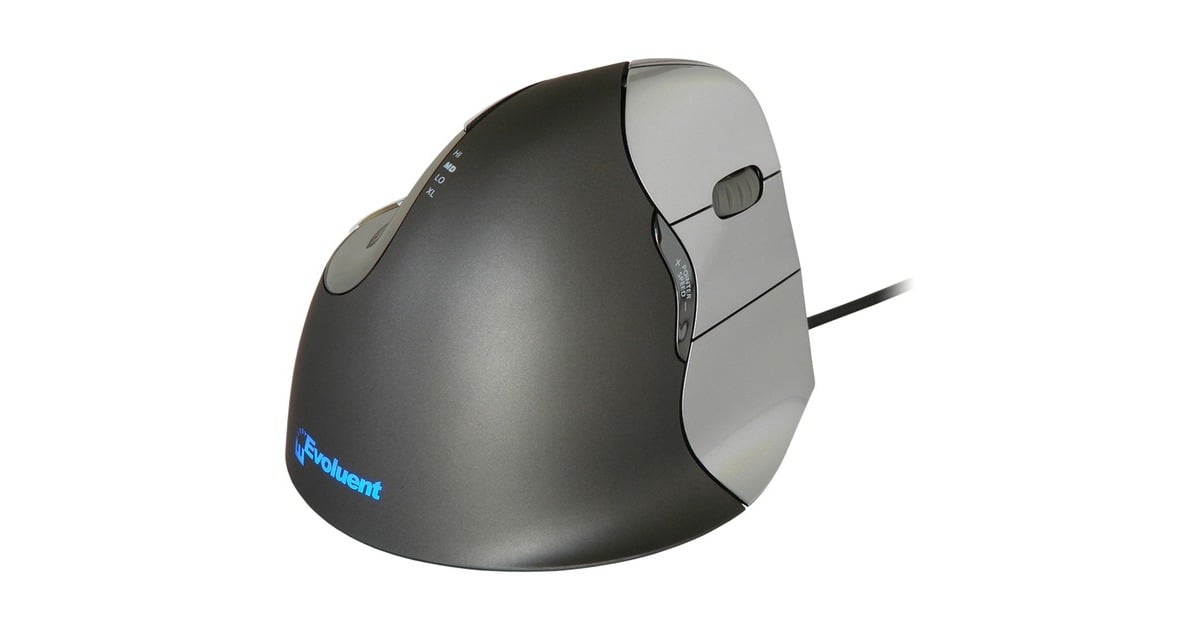 Evoluent Vertical Mouse 4 RH, Maus(schwarz/grau, Outlet)