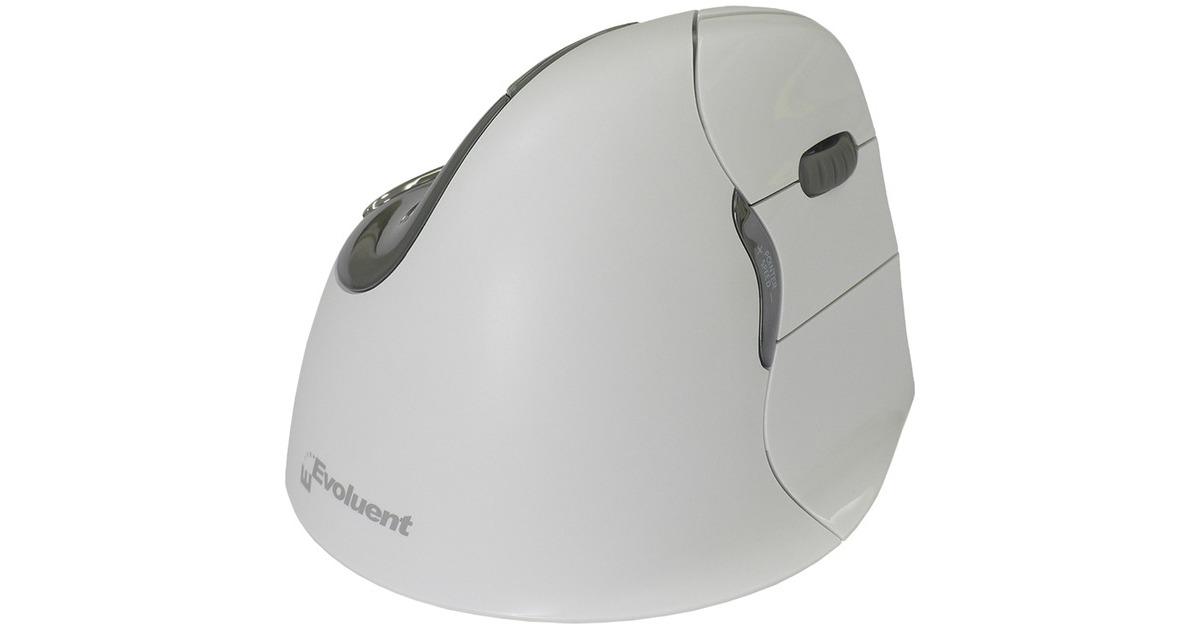 Evoluent Vertical Mouse 4, Maus(hellgrau/grau)