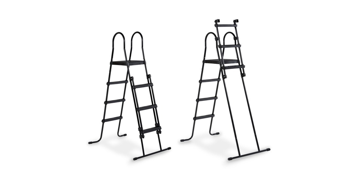 Exit Toys Stone Pool, Frame Pool Ø 427x122cm, Schwimmbad(grau, mit Sandfilteranlage)