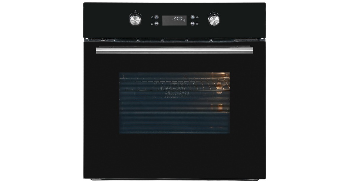 Exquisit EBEP697-H-030, Backofen(schwarz, 60 cm)