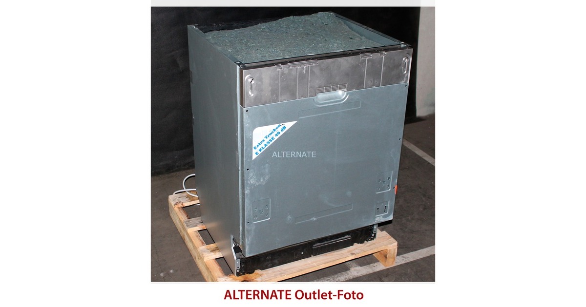 Exquisit EGSP1012-E-030E, Spülmaschine(silber, 60 cm, Outlet)