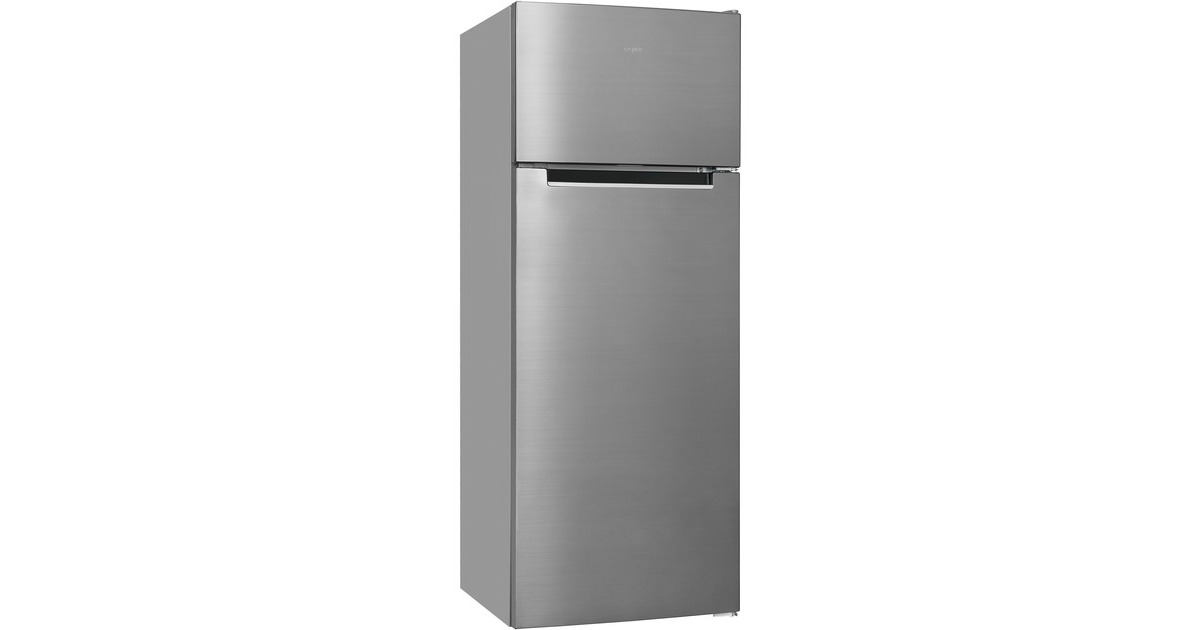 Exquisit KGC270-45-040E, Kühl-/Gefrierkombination(edelstahl)