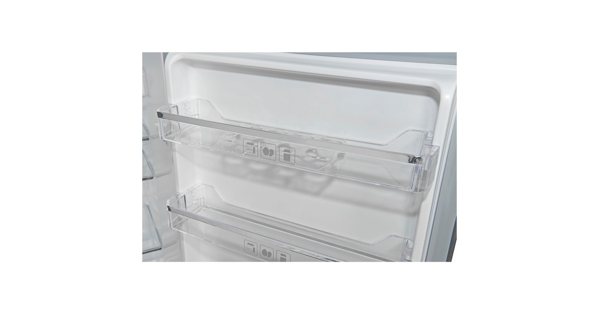 Exquisit KGC270-45-040E, Kühl-/Gefrierkombination(edelstahl)