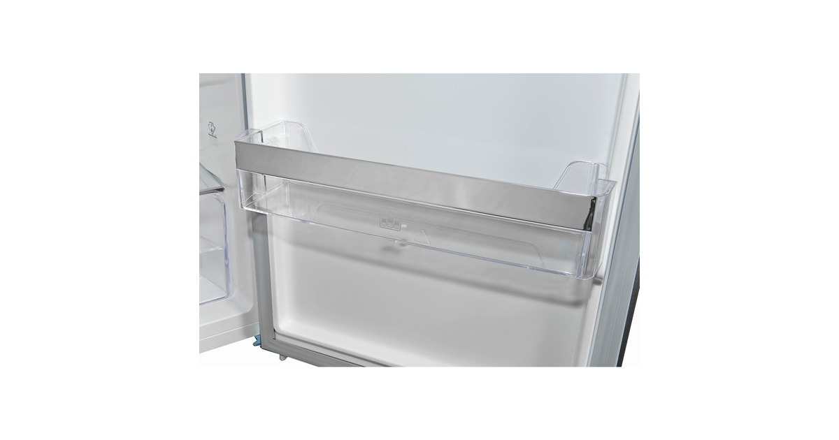 Exquisit KGC270-45-040E, Kühl-/Gefrierkombination(edelstahl)