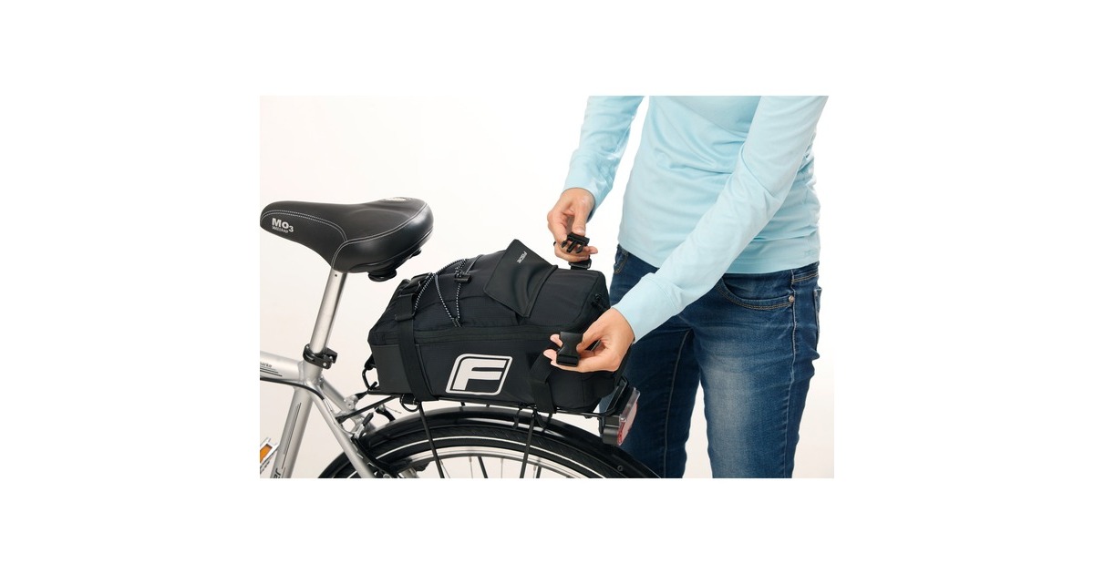 FISCHER Fahrrad 2in1 Gepäckträgertasche/Rucksack, Fahrradkorb/-tasche