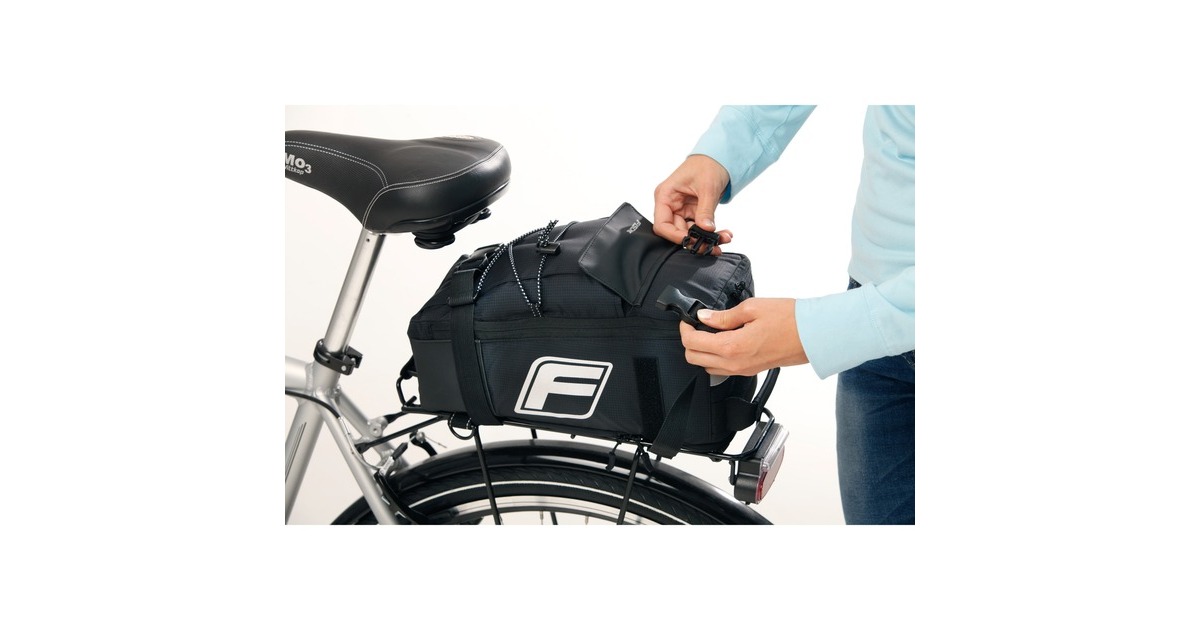 FISCHER Fahrrad 2in1 Gepäckträgertasche/Rucksack, Fahrradkorb/-tasche