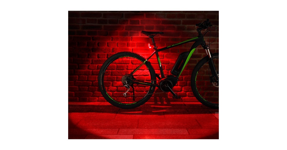 FISCHER Fahrrad Akku Leuchten-Set 30 Lux, LED-Leuchte