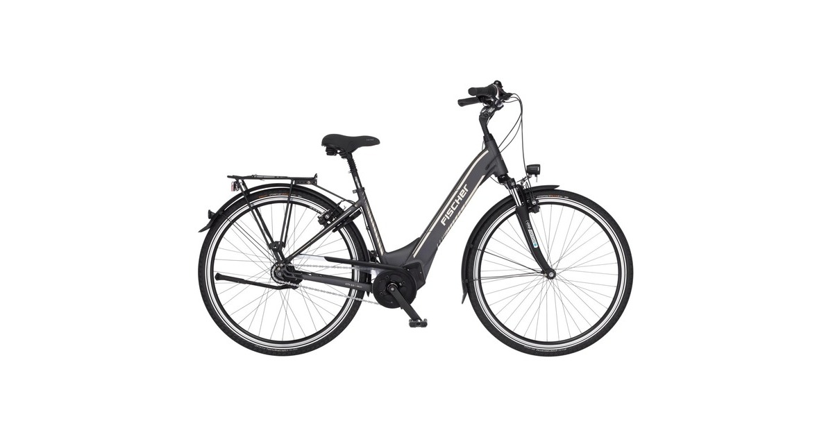 FISCHER Fahrrad CITA 5.0i, Pedelec(grau, 28", 44 cm Rahmen)