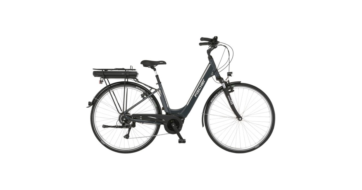 FISCHER Fahrrad Cita 1.5, Pedelec(grau, 28", 418 cm Rahmen)