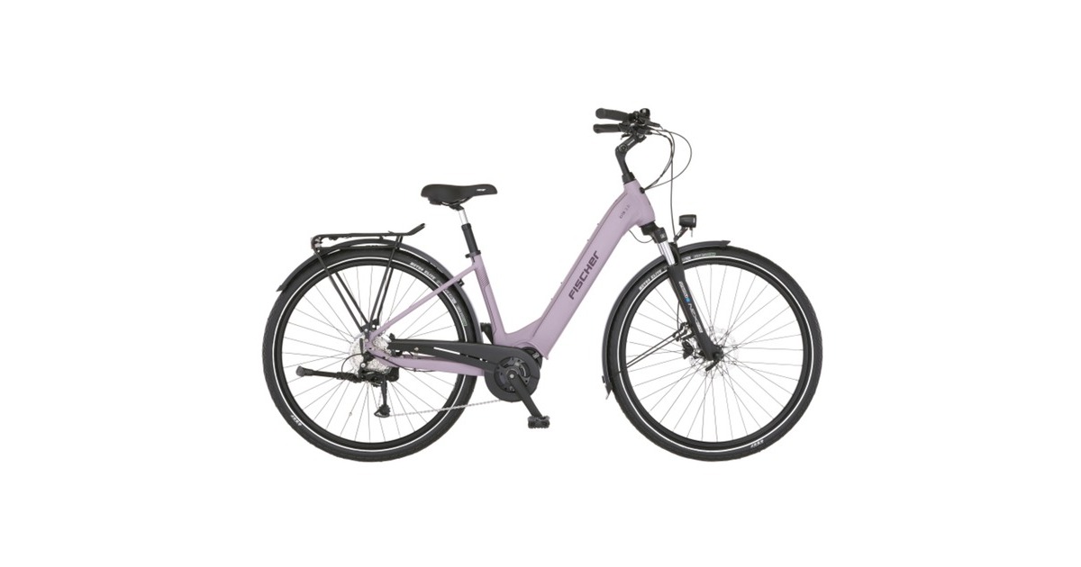 FISCHER Fahrrad Cita 3.3i, Pedelec(hellviolett, 28", 43 cm Rahmen)