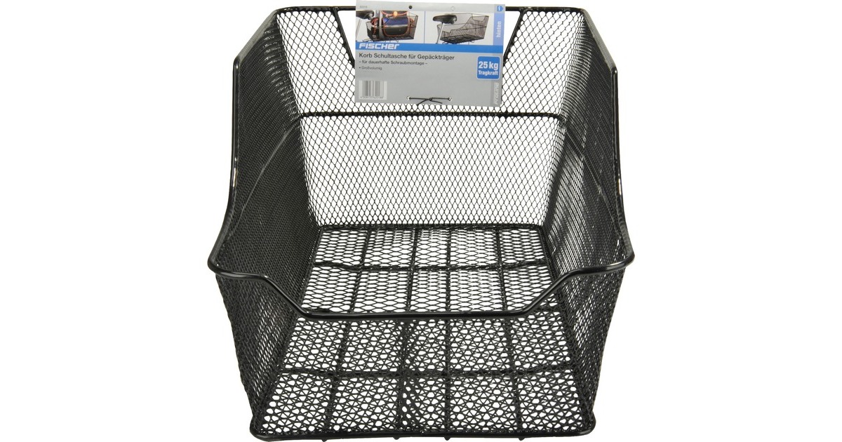 FISCHER Fahrrad Gepäckträgerkorb Schultasche, Fahrradkorb/-tasche