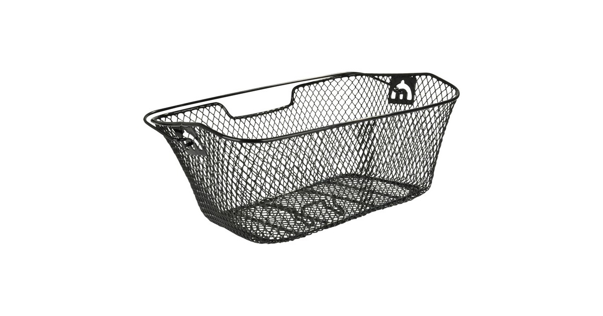 FISCHER Fahrrad Gepäckträgerkorb engmaschig, Fahrradkorb/-tasche