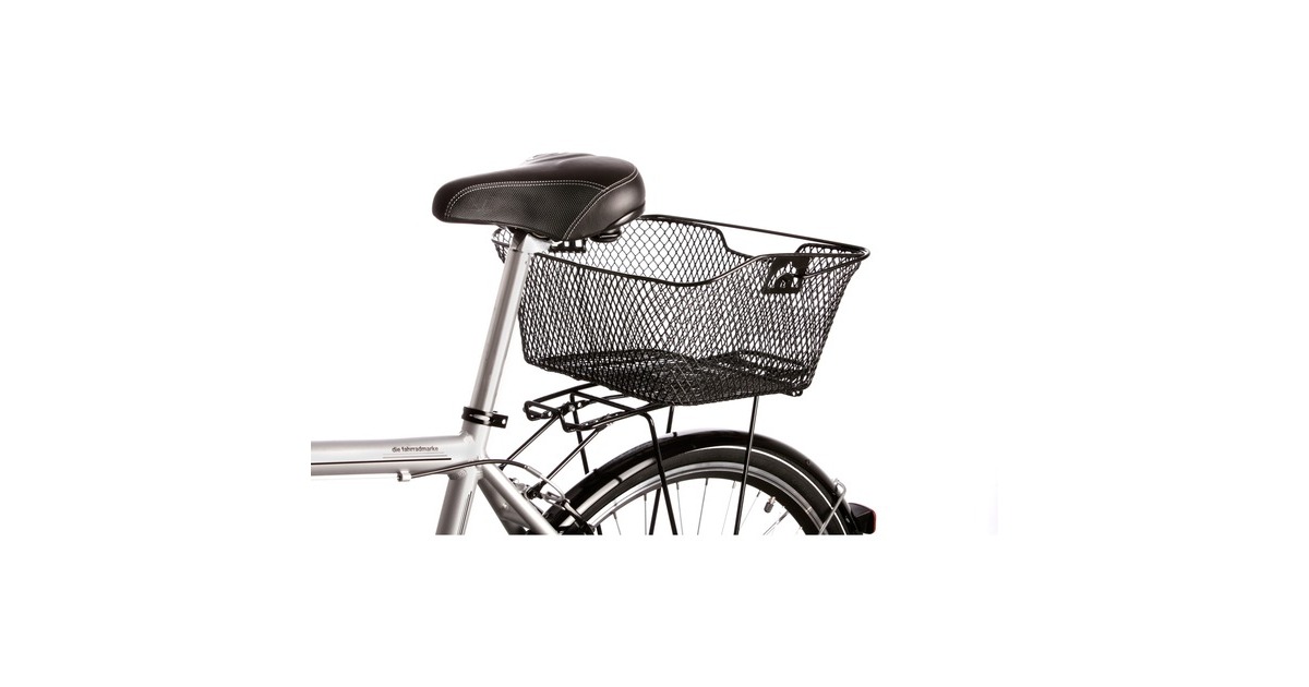 FISCHER Fahrrad Gepäckträgerkorb engmaschig, Fahrradkorb/-tasche