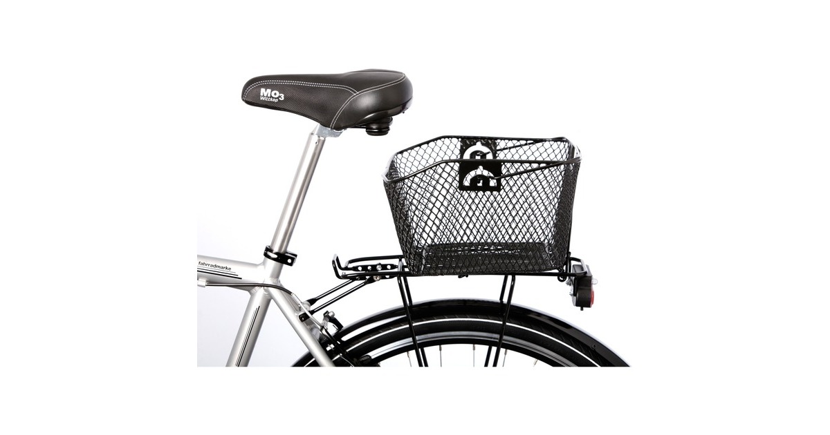 FISCHER Fahrrad Gepäckträgerkorb engmaschig, Fahrradkorb/-tasche