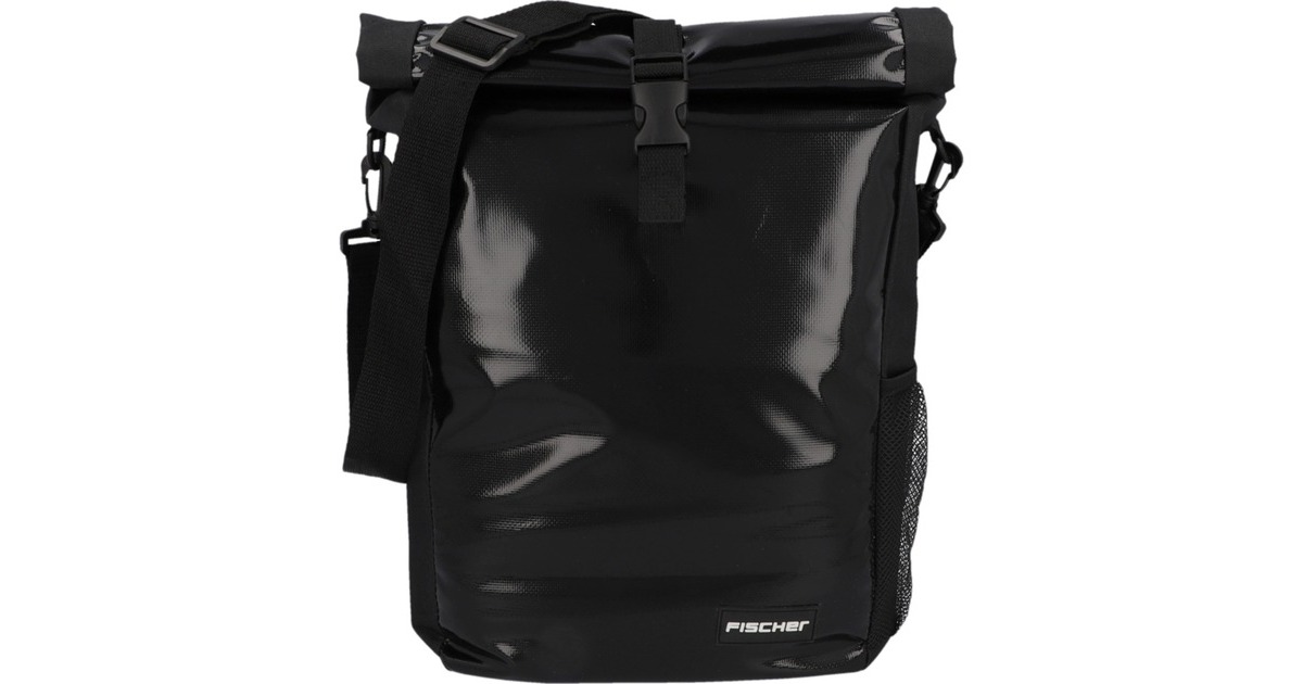 FISCHER Fahrrad Gepäckträgertasche Kurier, Fahrradkorb/-tasche(schwarz)