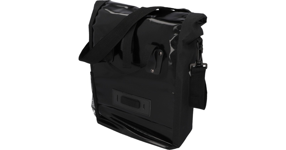 FISCHER Fahrrad Gepäckträgertasche Kurier, Fahrradkorb/-tasche(schwarz)