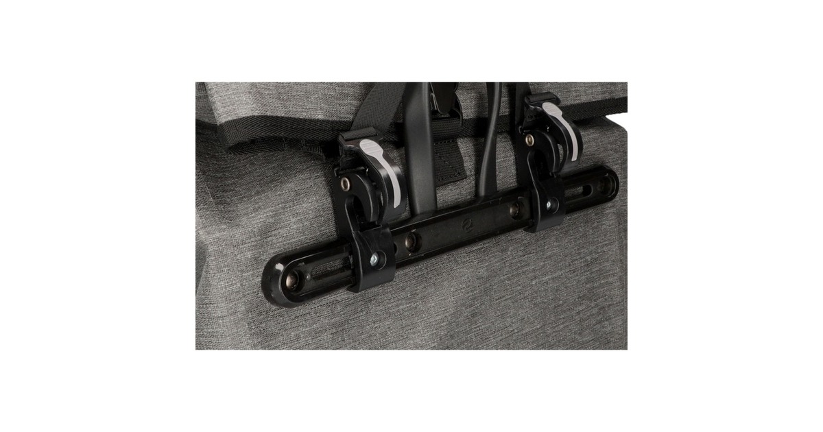 FISCHER Fahrrad Gepäckträgertasche Plus Cita, Fahrradkorb/-tasche(grau)