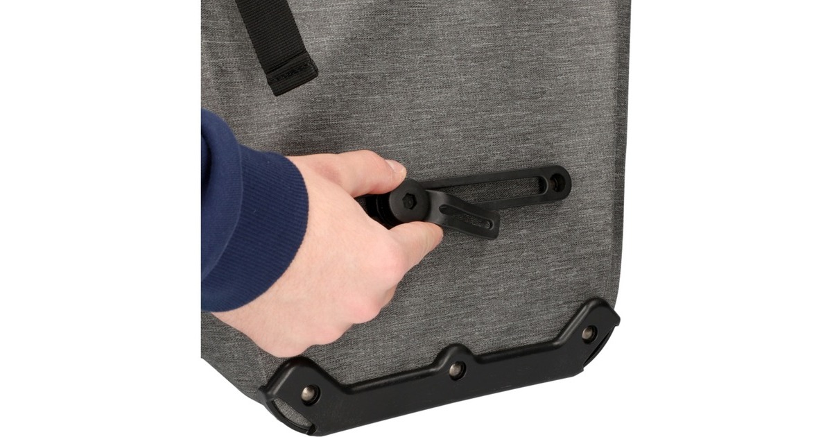 FISCHER Fahrrad Gepäckträgertasche Plus Cita, Fahrradkorb/-tasche(grau)