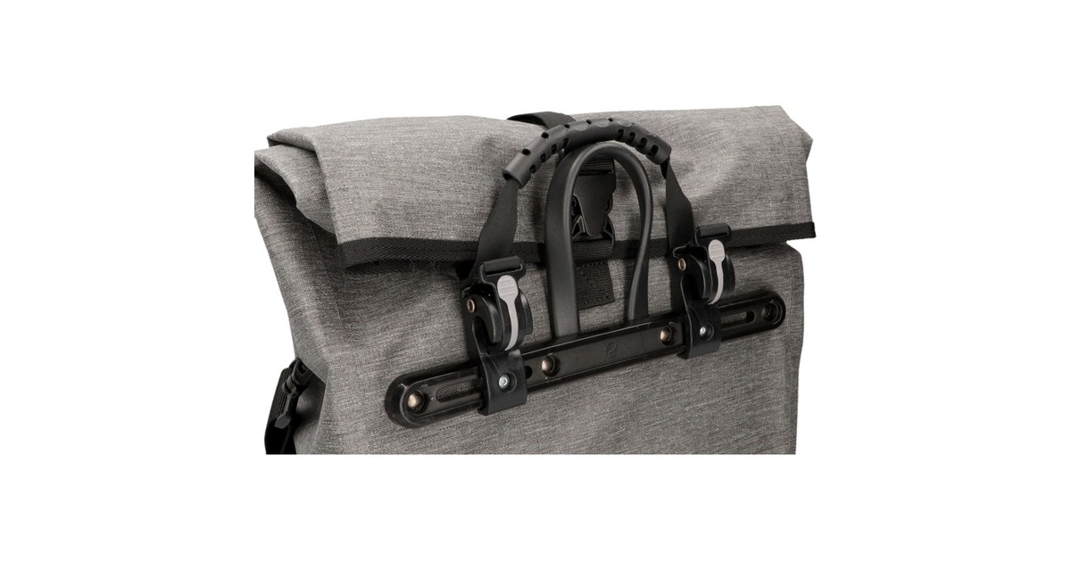 FISCHER Fahrrad Gepäckträgertasche Plus Cita, Fahrradkorb/-tasche(grau)