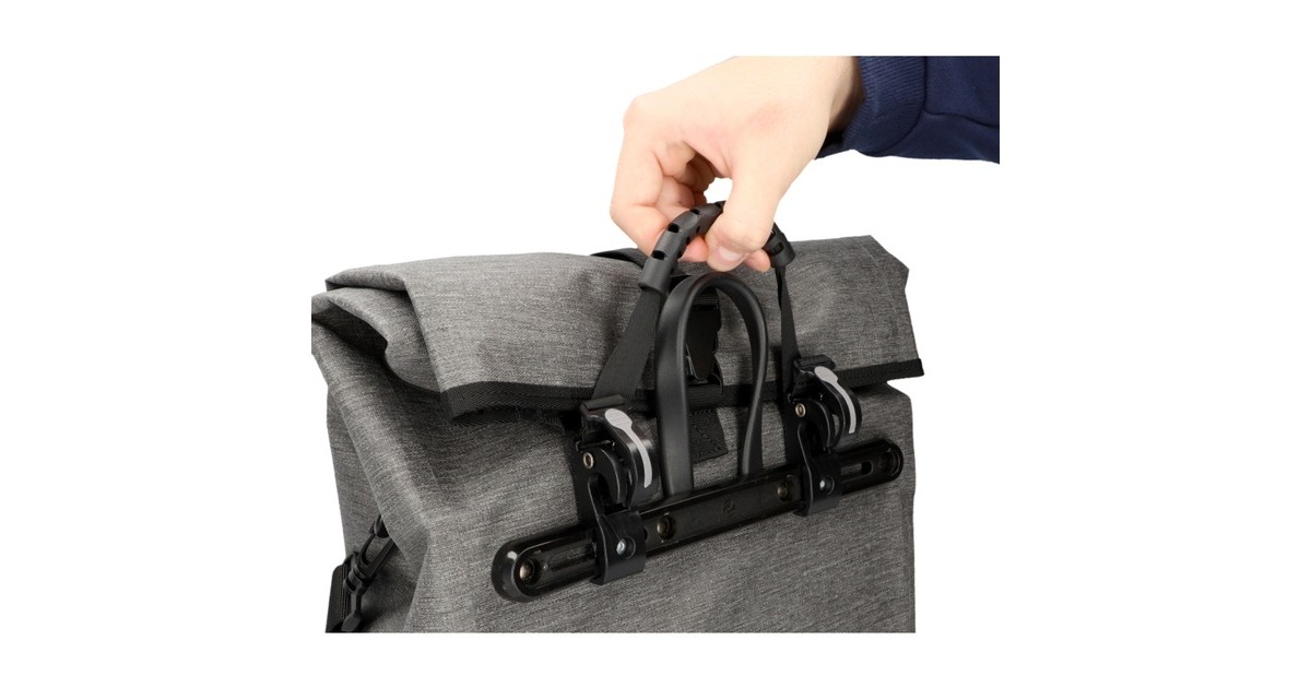 FISCHER Fahrrad Gepäckträgertasche Plus Cita, Fahrradkorb/-tasche(grau)