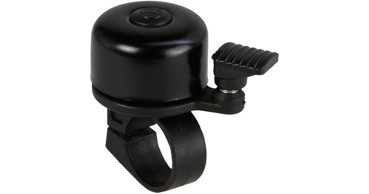 FISCHER Fahrrad Glocke Mini, Fahrradklingel(schwarz, 22 mm)