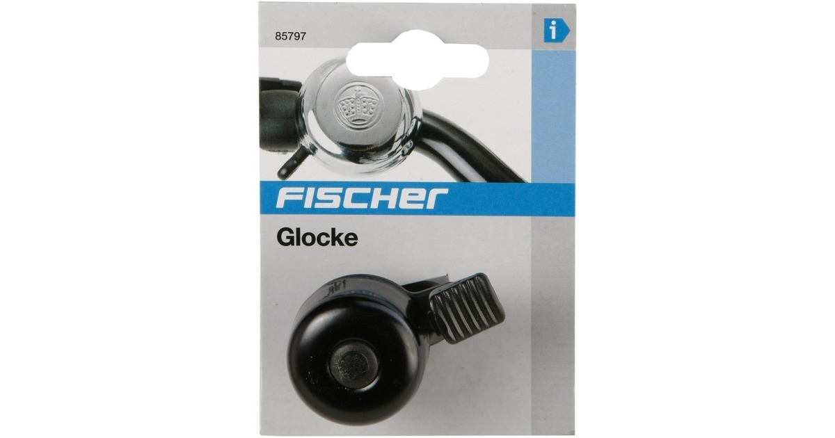 FISCHER Fahrrad Glocke Mini, Fahrradklingel(schwarz, 22 mm) FISCHER Fahrrad Glocke Mini, Fahrradklingel(schwarz, 22 mm)