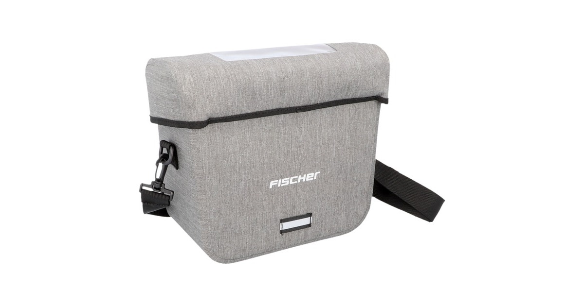 FISCHER Fahrrad Lenkertasche Cita, Fahrradkorb/-tasche(grau)