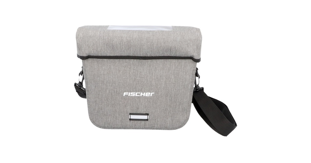 FISCHER Fahrrad Lenkertasche Cita, Fahrradkorb/-tasche(grau)