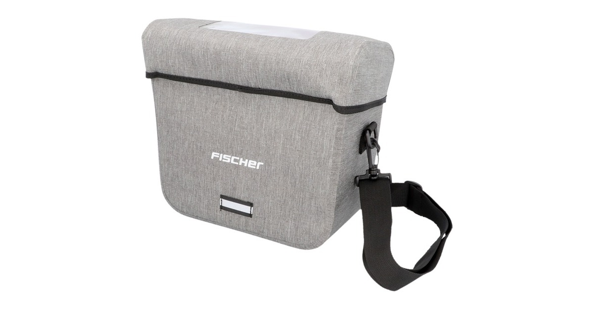 FISCHER Fahrrad Lenkertasche Cita, Fahrradkorb/-tasche(grau)