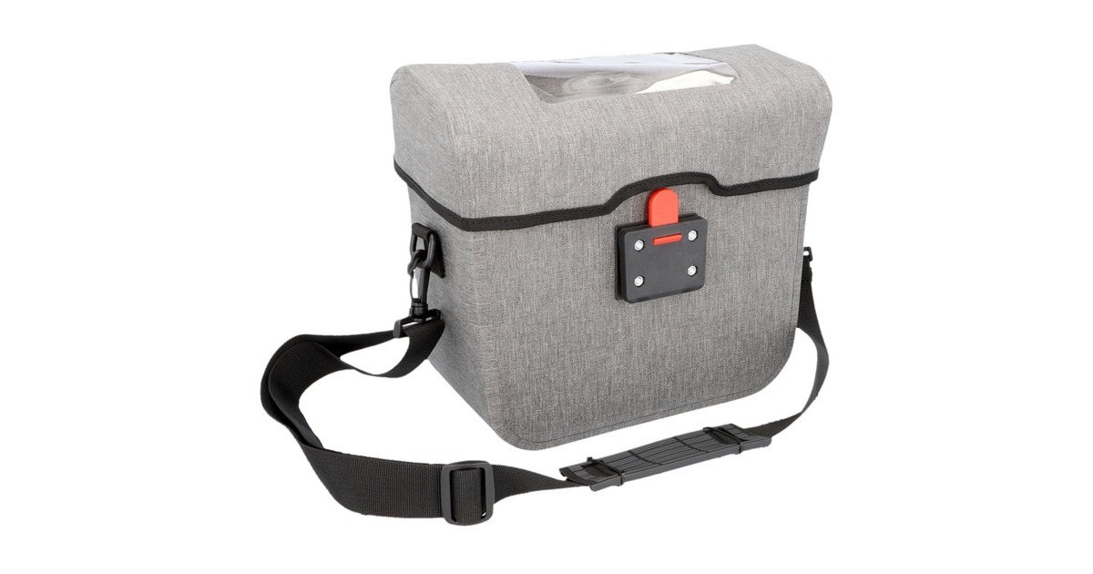 FISCHER Fahrrad Lenkertasche Cita, Fahrradkorb/-tasche(grau)
