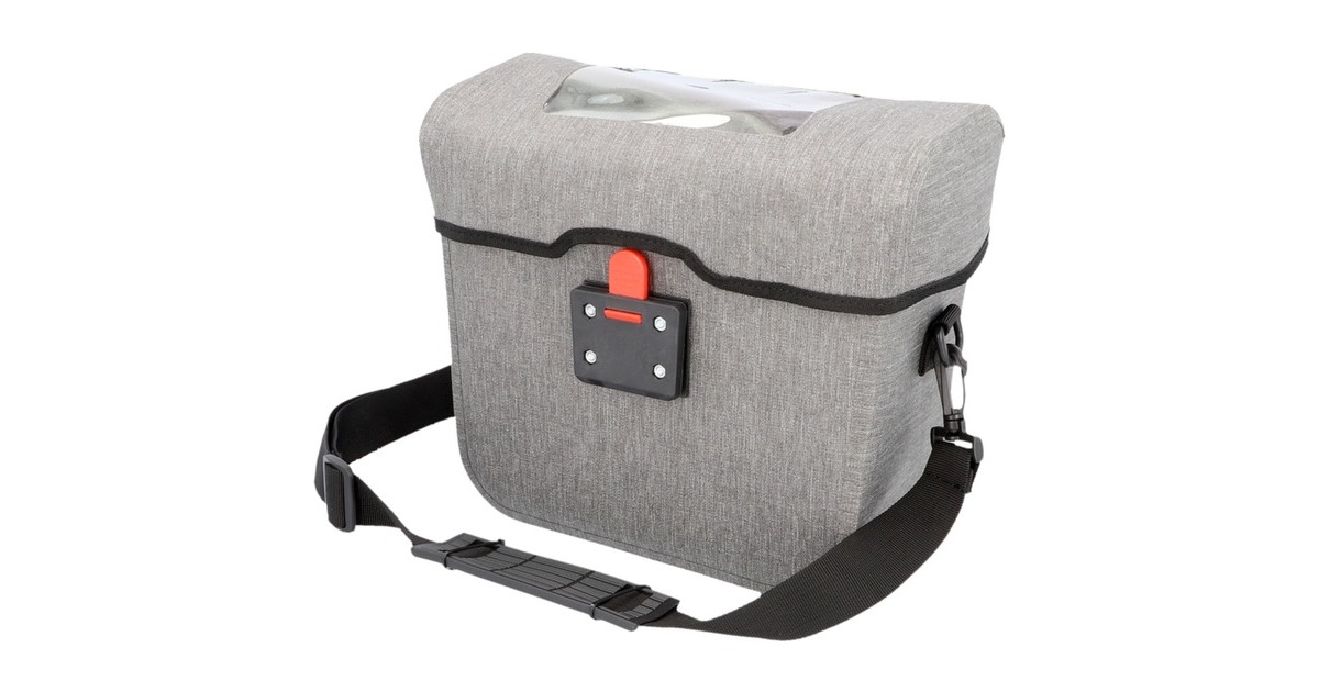 FISCHER Fahrrad Lenkertasche Cita, Fahrradkorb/-tasche(grau)