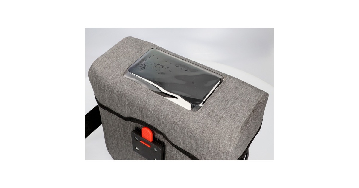 FISCHER Fahrrad Lenkertasche Cita, Fahrradkorb/-tasche(grau)