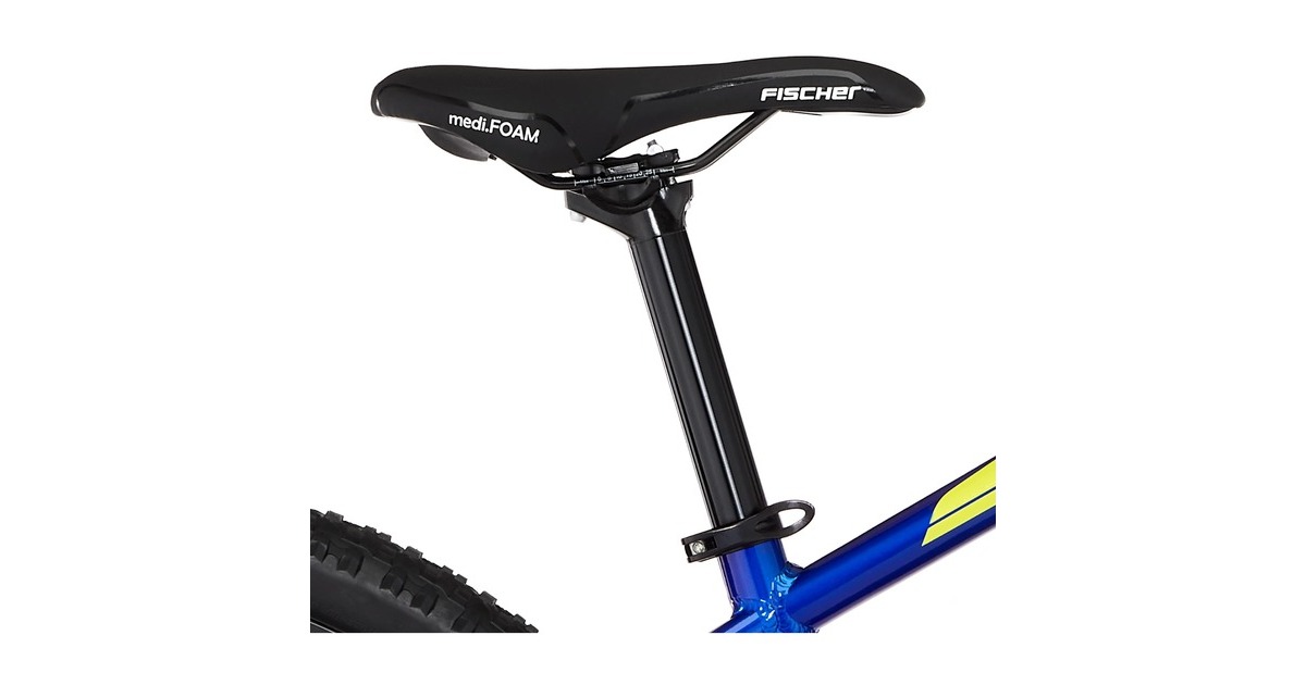 FISCHER Fahrrad Montis 2.1 Junior, Pedelec(blau (glänzend)/gelb, 38 cm Rahmen, 27,5